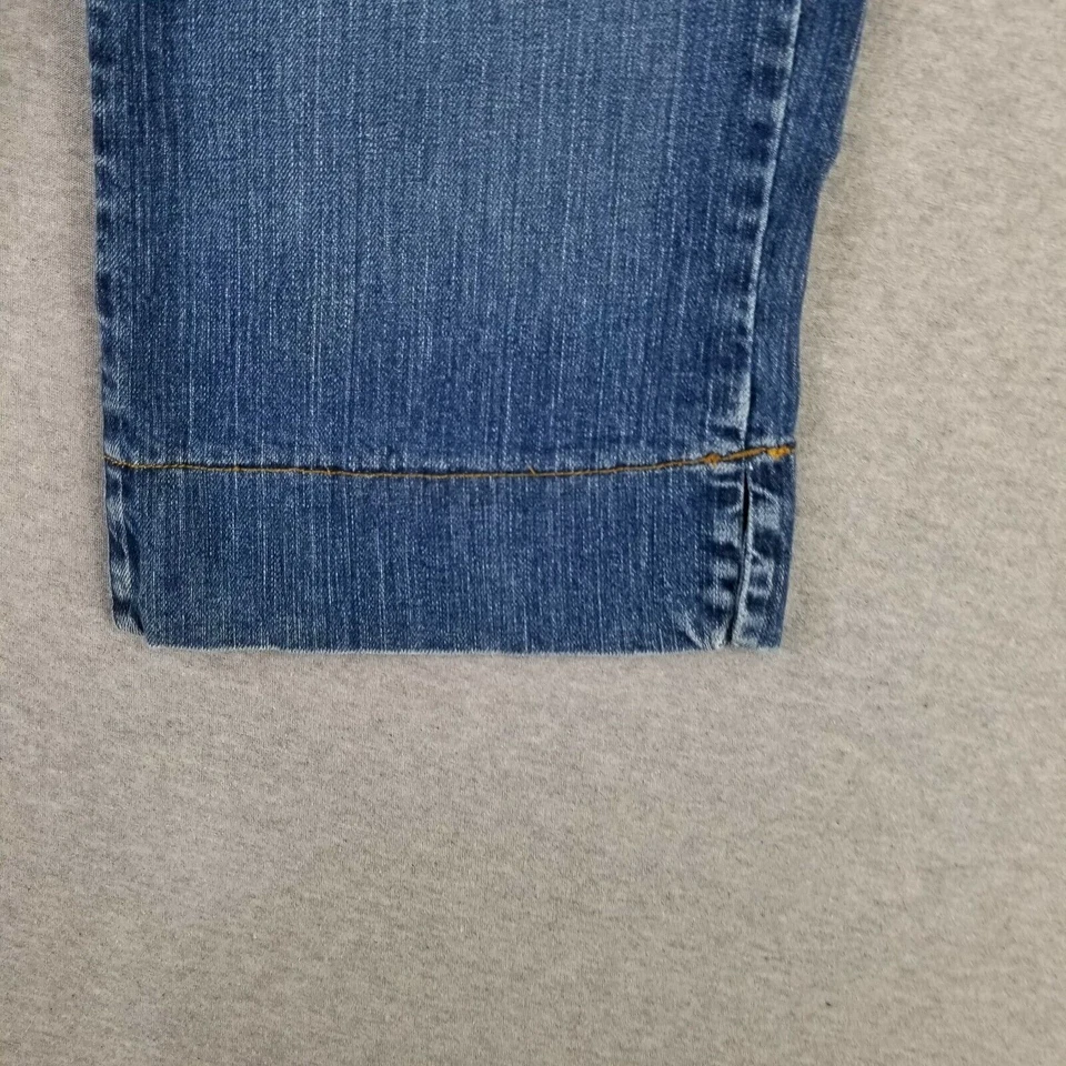 Pantalones Cortos Capri Retro Años 90 HECHOS EN EE. UU. Talla 8 Vintage Jelessy Jeans Foto 2 de 4