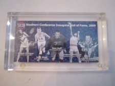 2009 SOUTHERN CONFERENCE HALL OF FAME BASKETBALL TICKET - ACRYLIC ENCASED - BN6