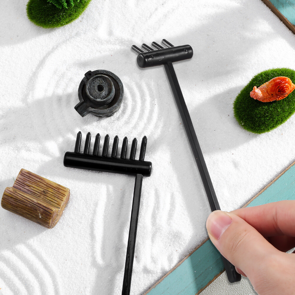 6pcs sand garden tools Miniature Rake Zen Zen Garden Tools