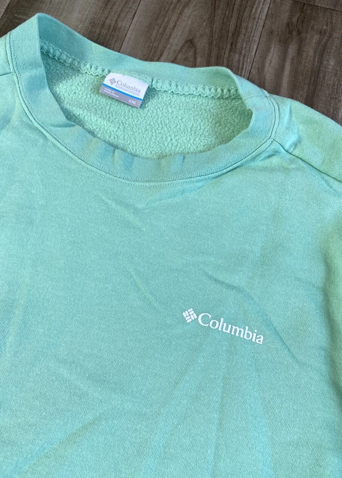 Sudadera para mujer talla grande cuello redondo verde menta talla 2XL Foto 3 de 4