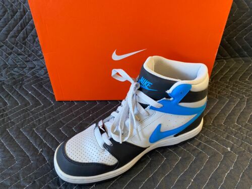 Nike Prestige IV 4 Hi US Mens Size 8 High Top 584614-044 White Black Blue - Picture 7 of 12