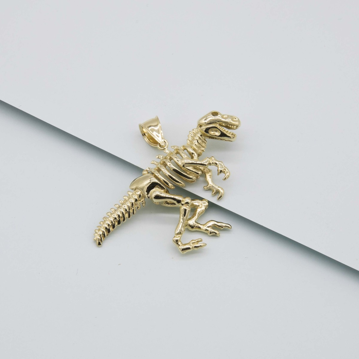 dino13✾14kgf Gold Dino Pendant » JewelryThis - Custom Jewelry