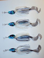 4 RedFish Hog Lures. Snook,Speckled Trout, Bass, Striped Bass, Pike,  01