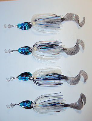 4 RedFish Hog Lures. Snook,Speckled Trout, Bass, Striped Bass, Pike, 01 |  eBay