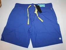 GREYSON Mens L LARGE GUIDE SPORT SHORTS MOJAVE BLUE BRRR PERFORMANCE GOLF 8"