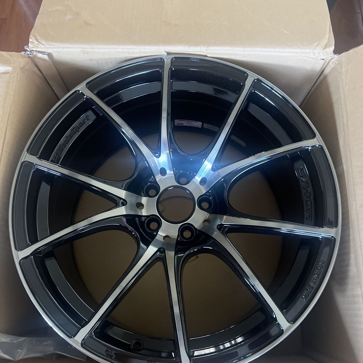 Weds WedsSport SA-10R wheel Offset 18X9 45 Color: ZBB 5x100 Weds WedsSport SA-10R wheel Offset 18X9 45 Color: ZBB 5x100