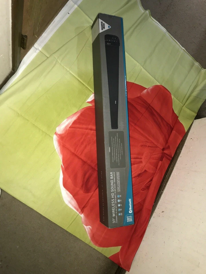 **NEW** Sharper Image SBT2017BK 37” Wireless HD Bluetooth Sound Bar - Image 2 of 4