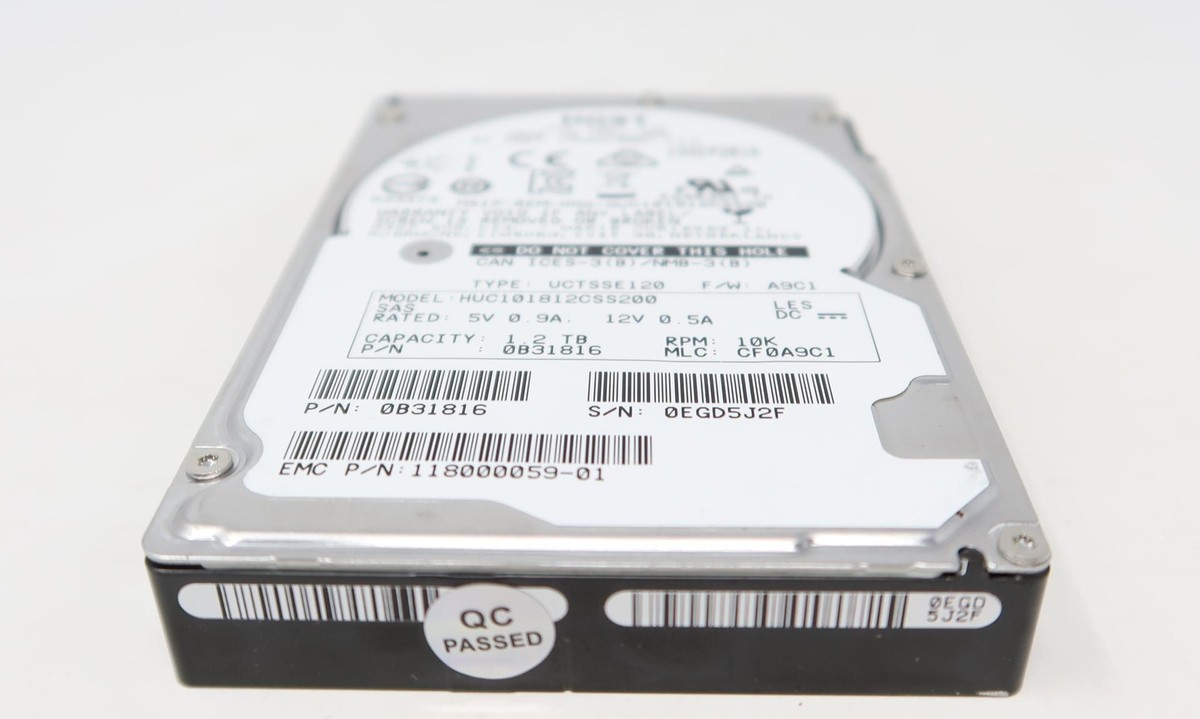 HUC101812CSS200 0B32671 HGST 1.2TB 10K 12Gb/s SAS 2.5