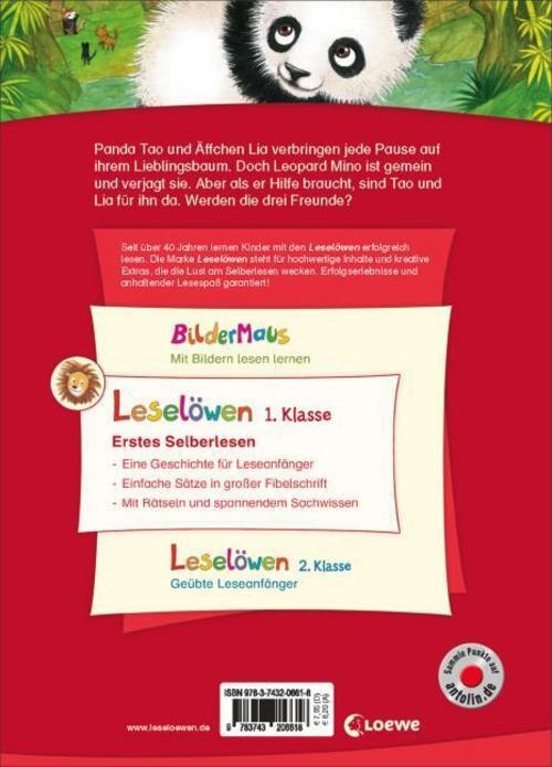 Thumbnail - Leselöwen 1. Klasse - Ein Panda In Der Dschungelschule Katja Richert