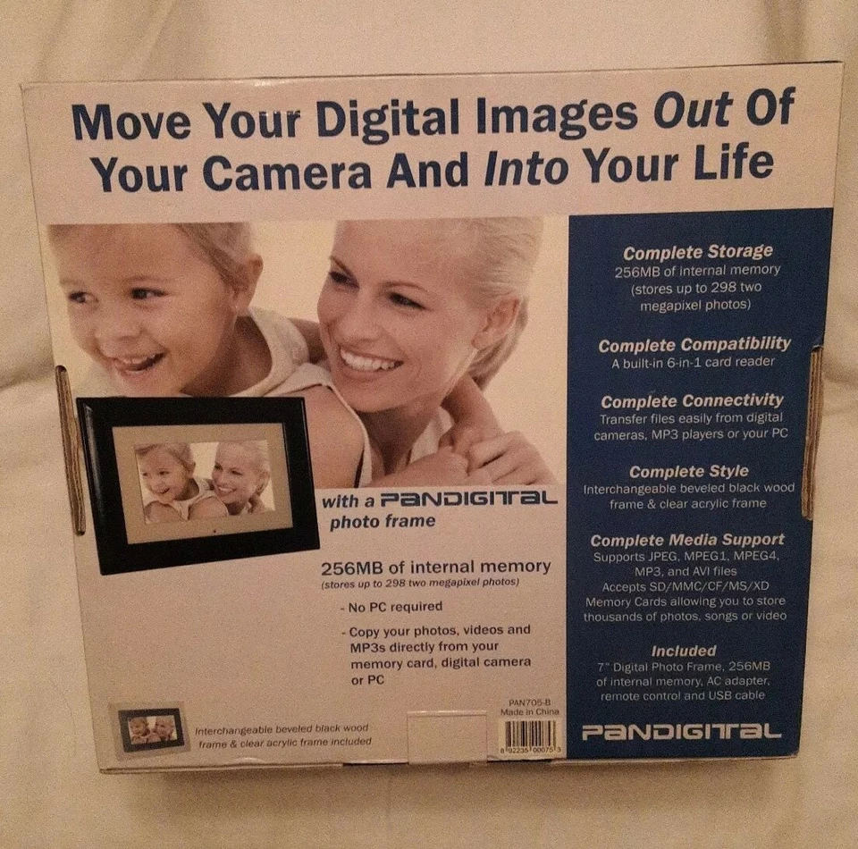 Pandigital 7-Inch Digital Photo Frame Images pictures 7" - Image 2 of 4