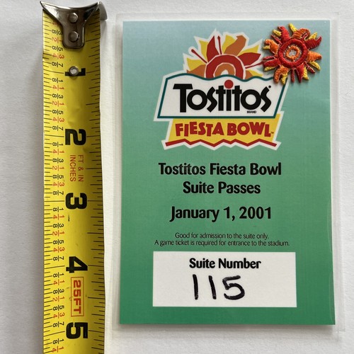 2001 Fiesta Bowl Suite Passes Ticket Notre Dame Fighting Irish v Oregon State Be - Picture 6 of 6