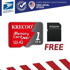 128GB 256GB 1TB Micro SD Card Memory Card TF Card with Free Adapter High Speed