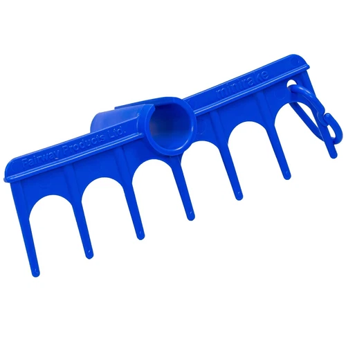 Personal Mini Rake For Golf, Attaches to Your Golf Grip -Blue