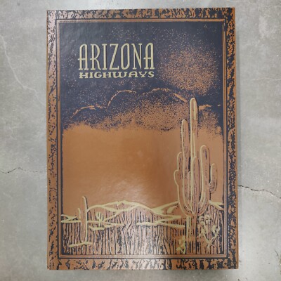 RARE 1985 ARIZONA HIGHWAYS 12 ISSUES COMPLETE FULL YEAR BINDER JANUARY- DECEMBER