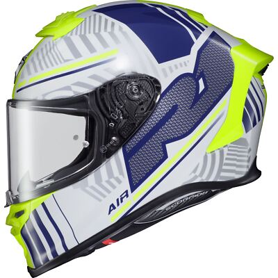 ScorpionEXO EXO-R1 Air Full Face Helmet Juice White/Blue X-Large R1-1236
