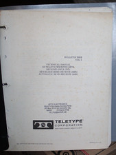 Teletype Printing Telegraph Systems Bulletin 309B-Vol 1