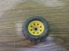 vintage tonka turbine truck one tire xr-101 yellow for parts