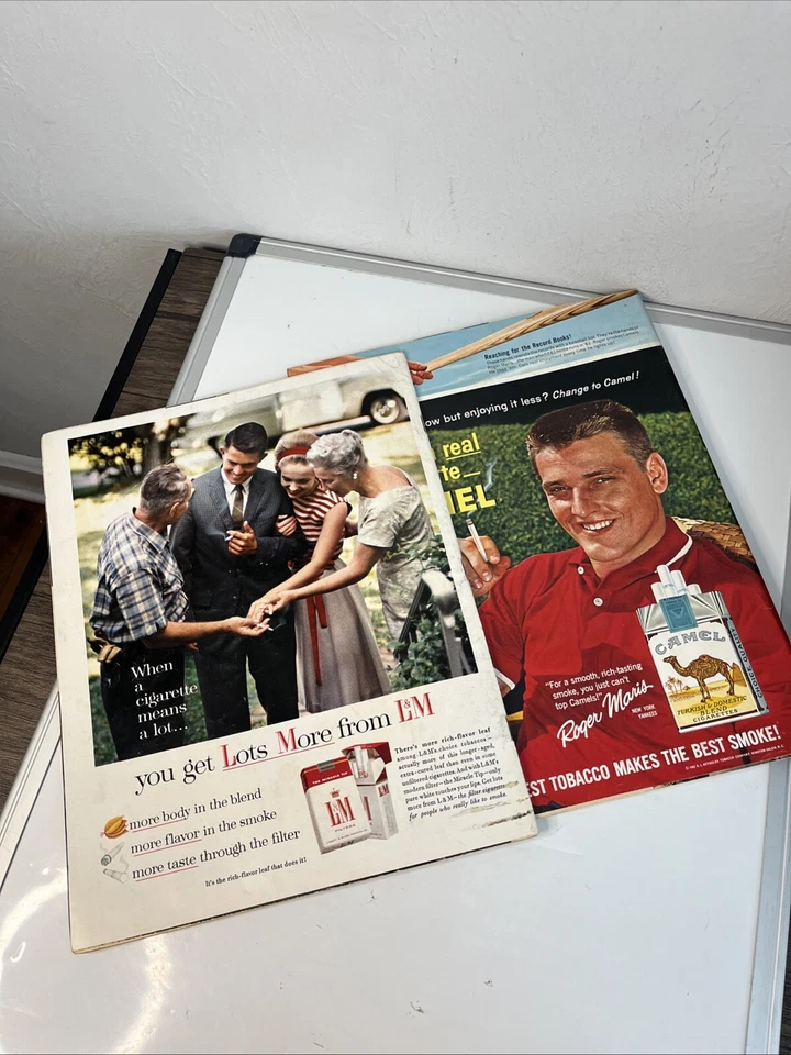 2 1962 Look Magazines August Kennedy Doris Day Vintage Advertising Camel Hires 1 - Image 2 of 4