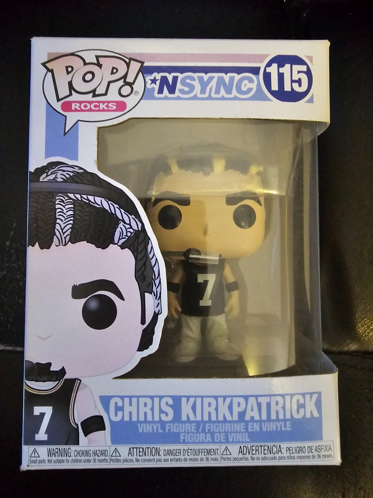 Funko Pop! Rocks: Nsync - Chris Kirkpatrick #115 New Damaged Box Fast Free Ship