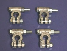 4 Military Style Battery Terminals For Off-Road Vehicles USA MADE  2 POS 2 NEG