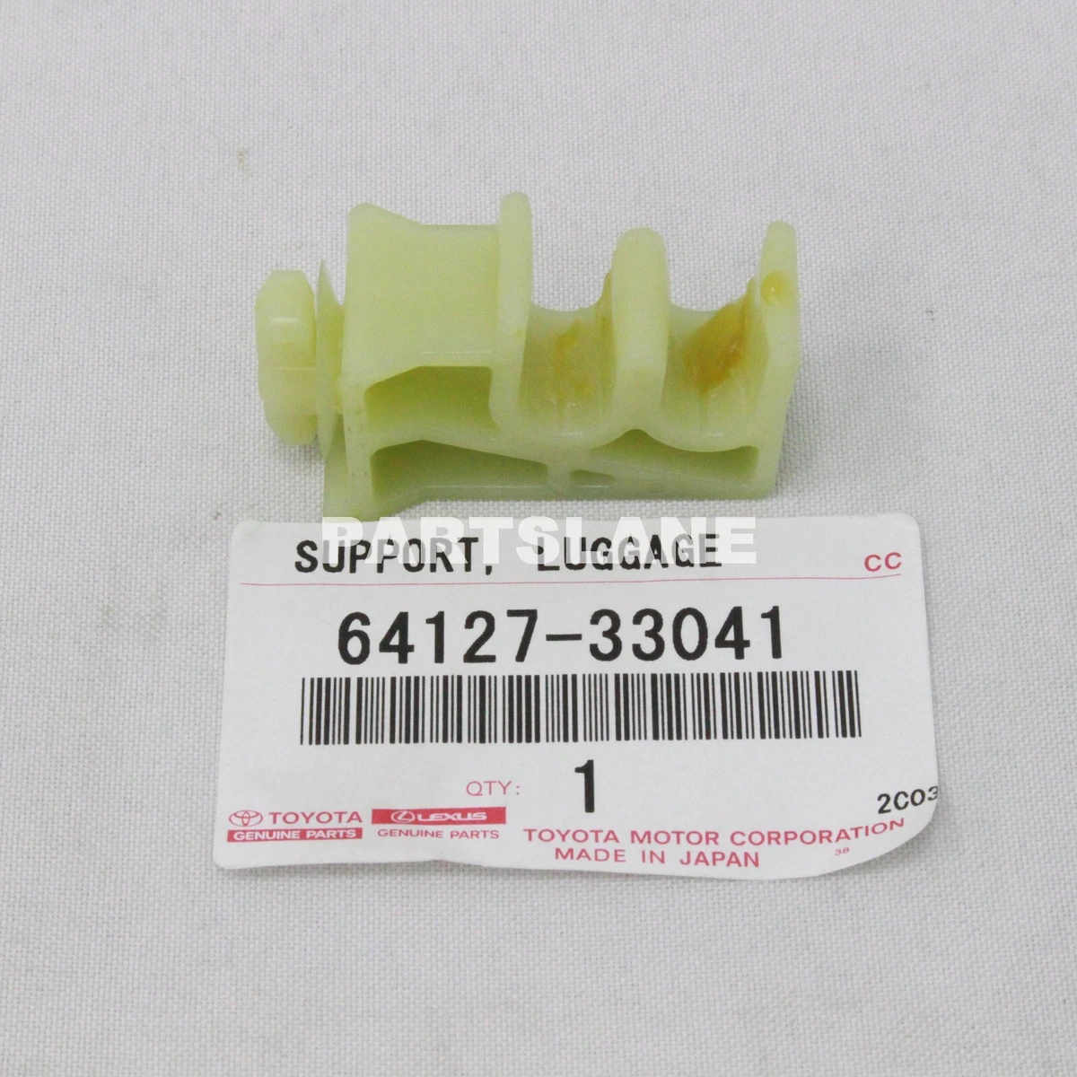 64127-33041 Toyota OEM Genuine SUPPORT, LUGGAGE COMPARTMENT DOOR  