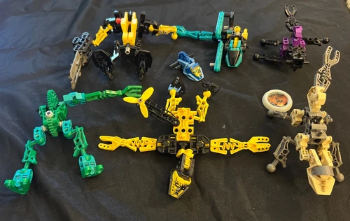 Lot Of Lego Technic Throwbots Figures Some Incomplete