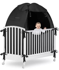 Blackout crib tents Safety Pop Up Tent, Protects from Climbing Out Or Travel