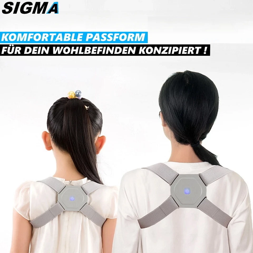 SIGMA Smarter Rückenhalter Geradehalter Stabilisator Gürtel Haltungskorrektur - Bild 4 von 4