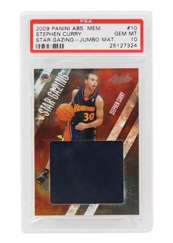 Stephen Curry 2009 Panini Absolute Memorabilia #10 RC #24/25 Card - PSA 10 Pop 1
