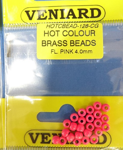 Hot Colour Brass Beads Ø 3,3 & Ø 4mm 20 Stück Veniard Messingperlen lackiert HOT - 第 10/11 張圖片