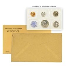1961 United States Mint Silver Proof Set Original SEALED Unopened - U2747  STOCK