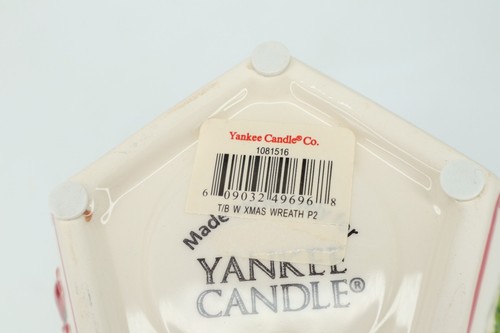 Yankee Candle Wax Tart Warmer Christmas Wreath Holiday Yankee Candle Wax Warmer - Picture 18 of 18