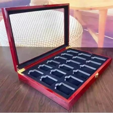 New 18-Slot Luxury box for Zippo lighters collection and display good gift