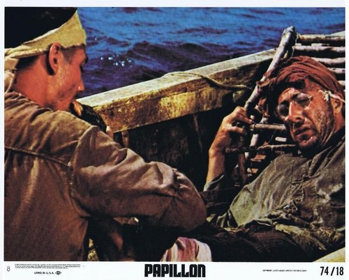 PAPILLON - 1974 Complete Orig 8x10 Lobby Card Set - 8 Mint Cards - STEVE MCQUEEN - Picture 3 of 8