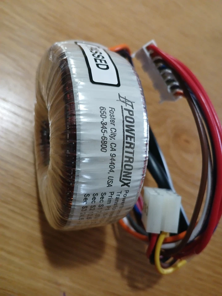 Powertronix 7.5V , 12.5V, 24.5 V toroid Transformer #AA-70841-C , AA - 032206  - Image 3 of 4
