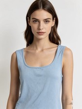 Dorothy Perkins Blue Glitter Scoop Neck Vest Top – BNWTSize: UK 14 / EU 42