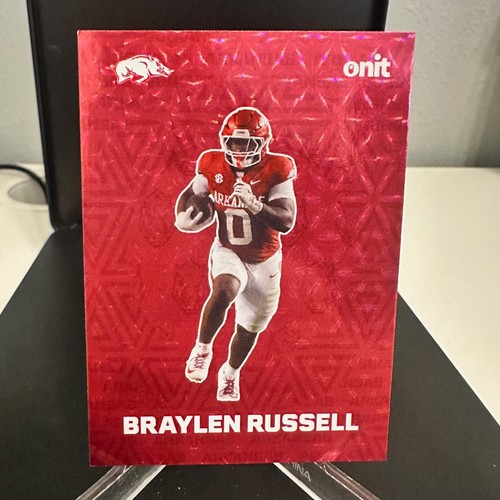 ONIT Athlete 2025 Arkansas Razorbacks Football Trading Card Singles - You Pick - Picture 89 of 96