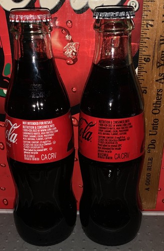 2025 COCA COLA ORIGINAL TASTE X STAR WARS K2SO & COKE ZERO BB8 GLASS 8OZ BOTTLES - Picture 2 of 5