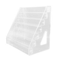 Cosmetic Storage Rack Acrylic 7 Layers Clear Nail Polish Display Holder Make