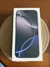 Original Apple iPhone 16 Pro Max Black Titanium Empty Box Only Excellent Shape