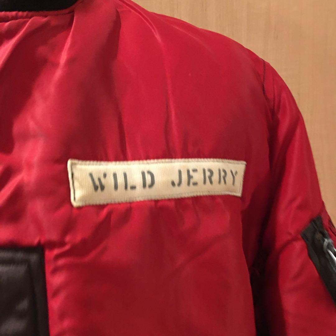 Buzz Rickson's MA-1 Red Flight Jacket Northrop Pa… - image 3