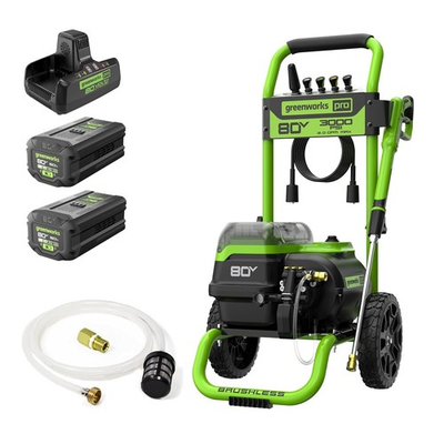 #ad Greenworks 80V 3000PSI Pressure Washer w 2 x5Ah Battery amp; DualPort Charger $899.99