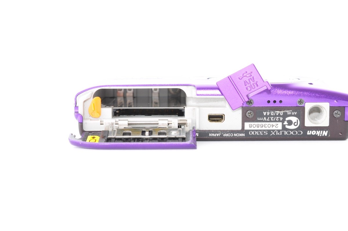 NIKON COOLPIX S3300 紫色 Nikon Coolpix S3300 Purple Excellent+5 Compact Digital