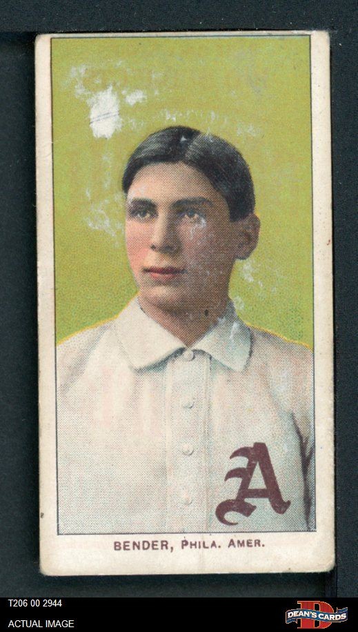 1909 T206 Chief Bender Portrait Athletics HOF VARIATION 1.5 - FAIR