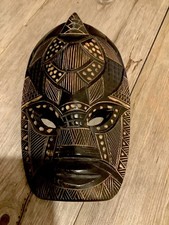 Wooden Hand Carved Fijian Tribal Mask