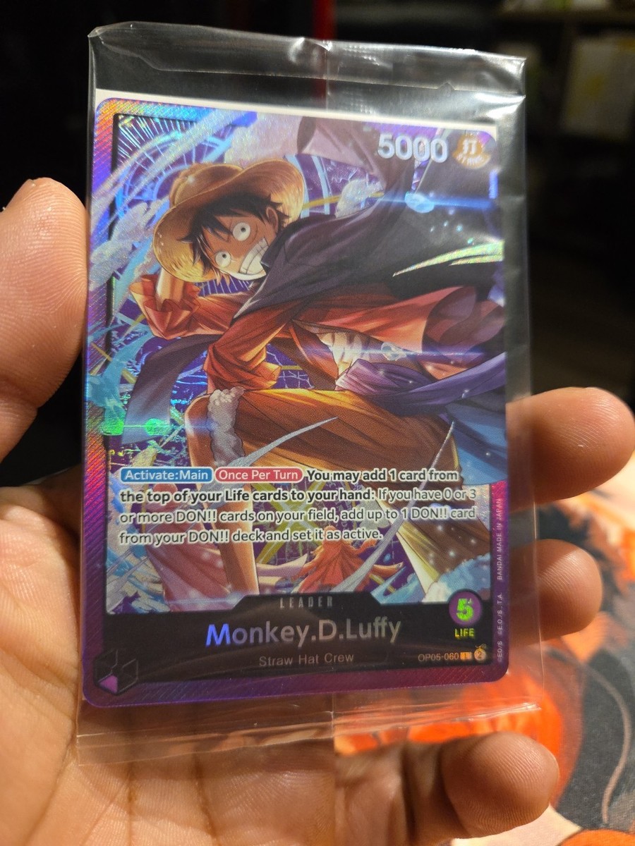 Monkey D Luffy OP05-060 Leader Sound Loader Promo One Piece Card