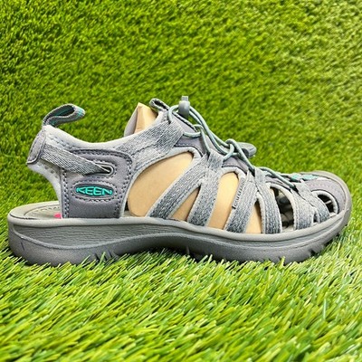 Keen Whisper Womens Size 7.5 Gray Walking Outdoor Hiking Sport Strappy Sandals