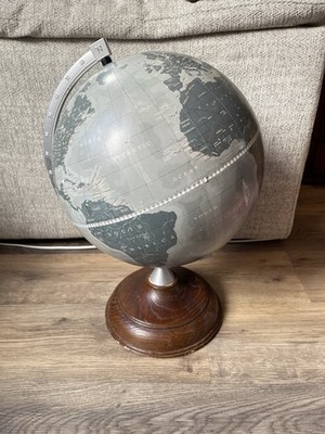 Zoffoli italienischer geografischer Globus Weltkarte Schreibtisch/Tischplatte Minibar Höhe - 20''