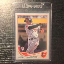 Topps 2013 Topps Manny Machado Rookie RC #270 Baltimore Orioles MLB Card. rookie card picture