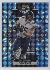 2023 Panini Mosaic Reactive Blue Mosaic Prizm Cole Kmet #35 0yi8